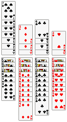 Как разложить пасьянс из 36 карт для начинающих пошагово фото